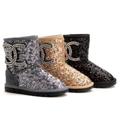 chanel ugg like boots|chanel ugg boots.